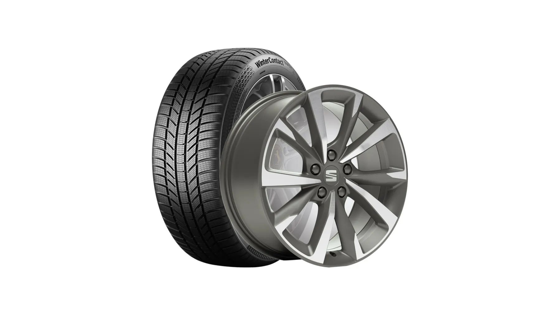 SEAT Winterkompletträder Dynamic 18", Continental 